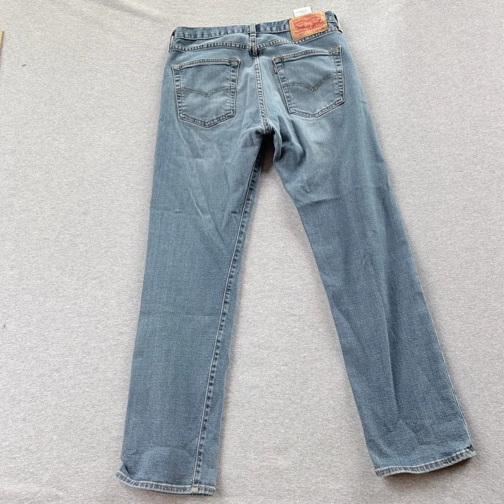 Levis 501 Original Button Fly Jeans Mens 31x30 Blue Denim Pants Medium Straight